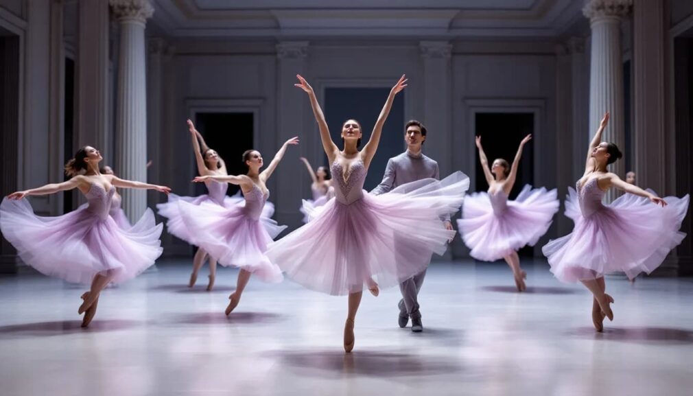 Emotionale Entwicklung von Tänzern durch Ballett.